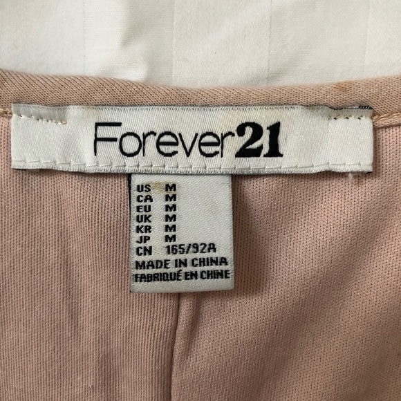 Forever21, sparkly sequin tank dress, champagne gold color, size medium - Picture 7 of 8